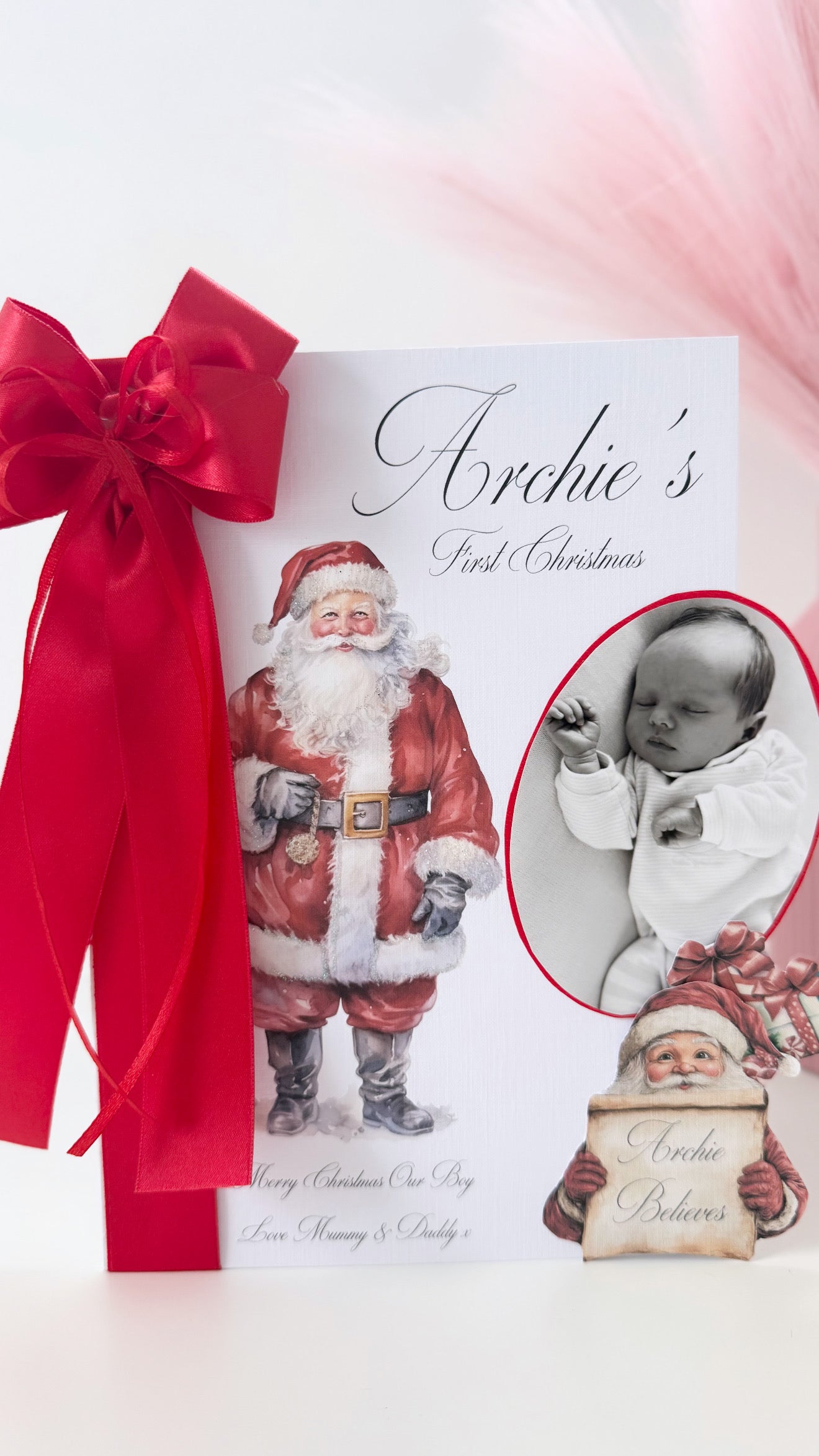 Baby First Christmas Card - A5
