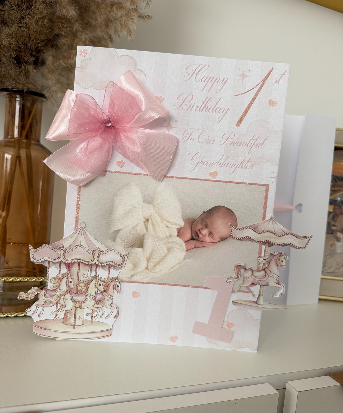 Carousel Themed Photo Card
