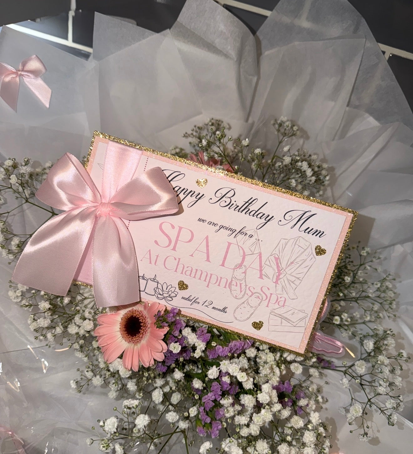 Pink & Gold Surprise Ticket