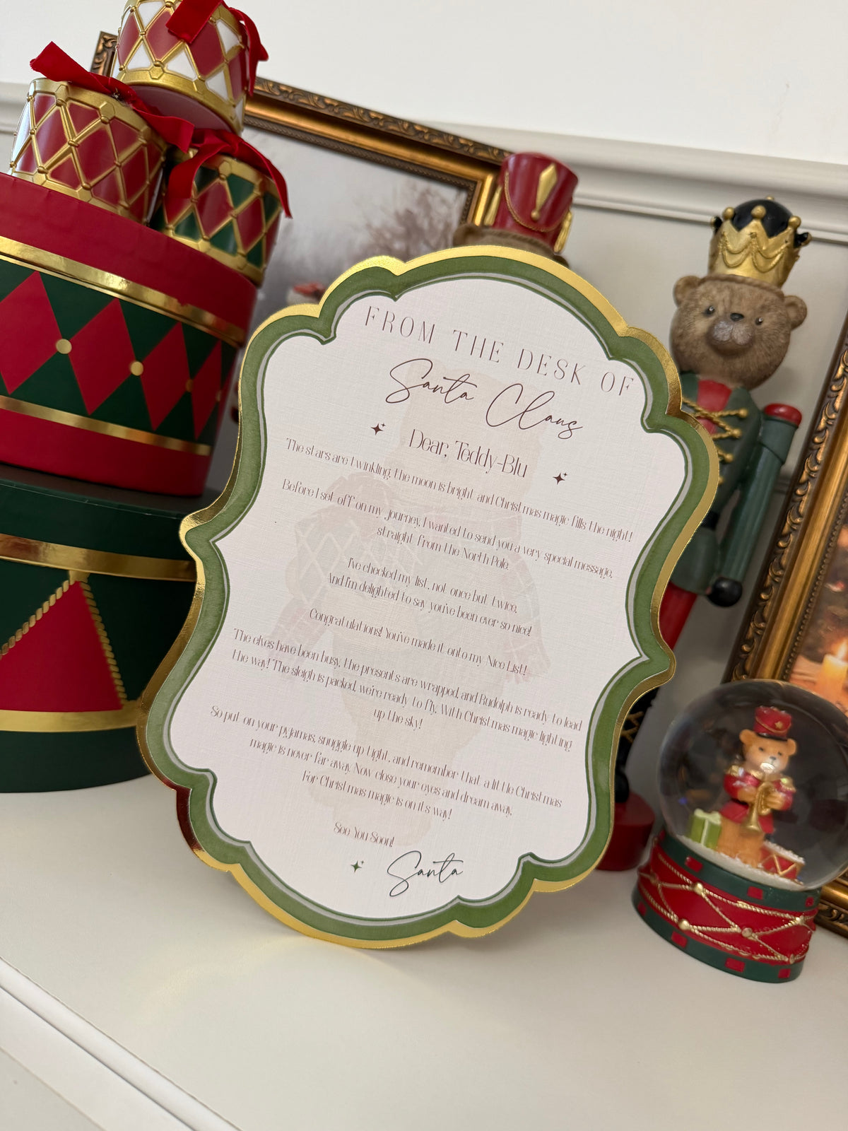 Letter From Santa - (Green)