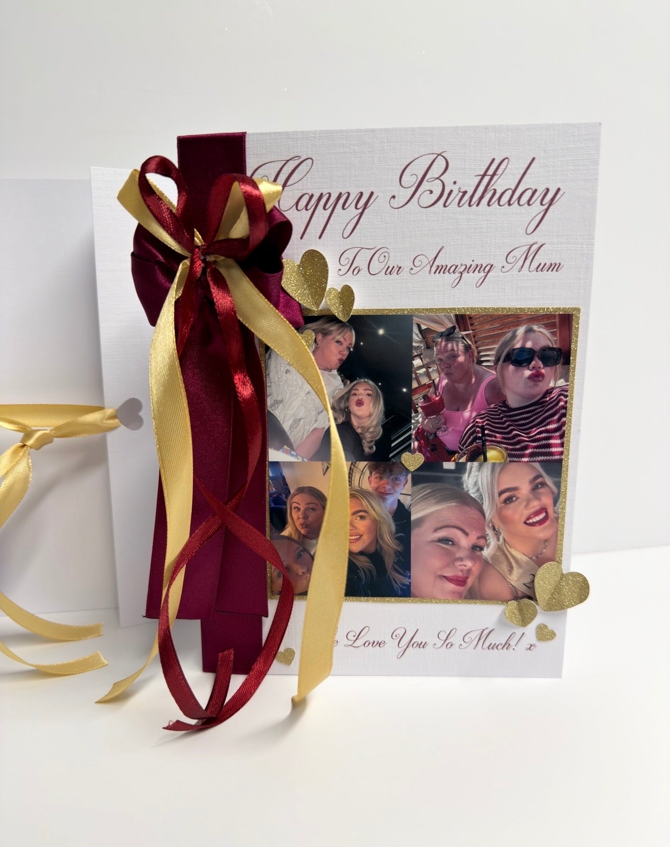 Burgundy & Gold Card