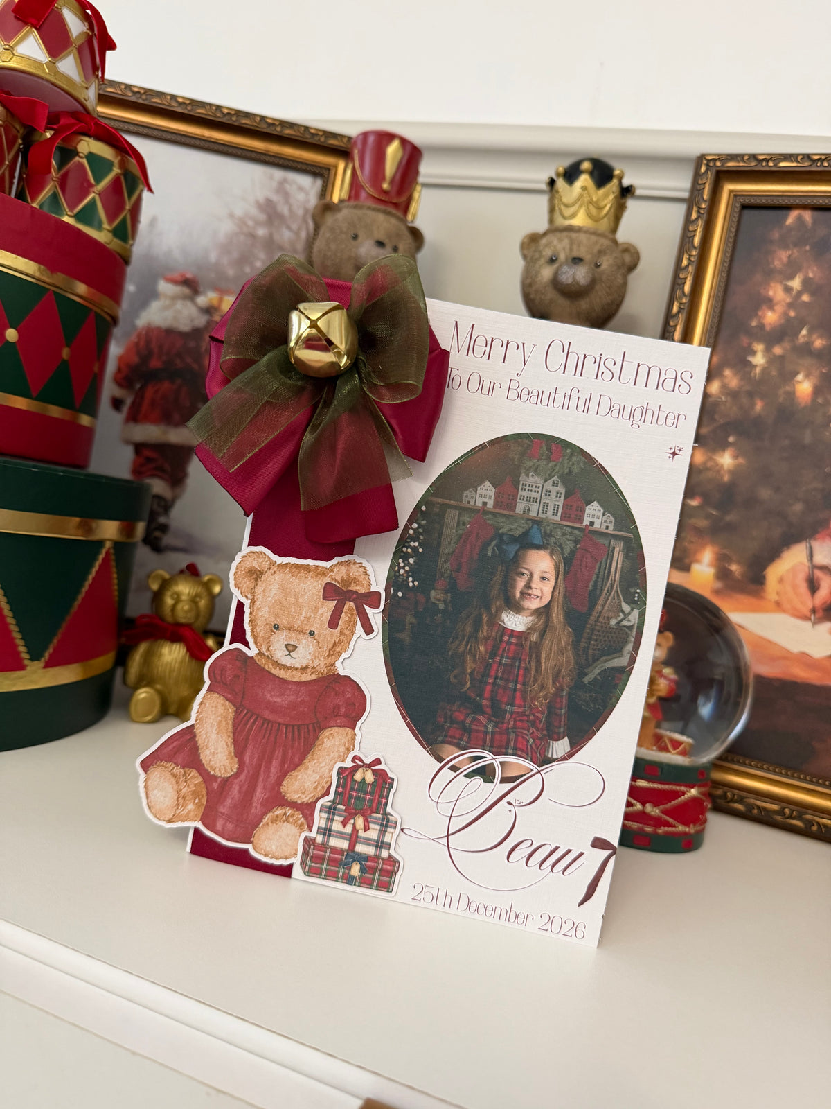 A5 Timeless Tartan Card - (Red)