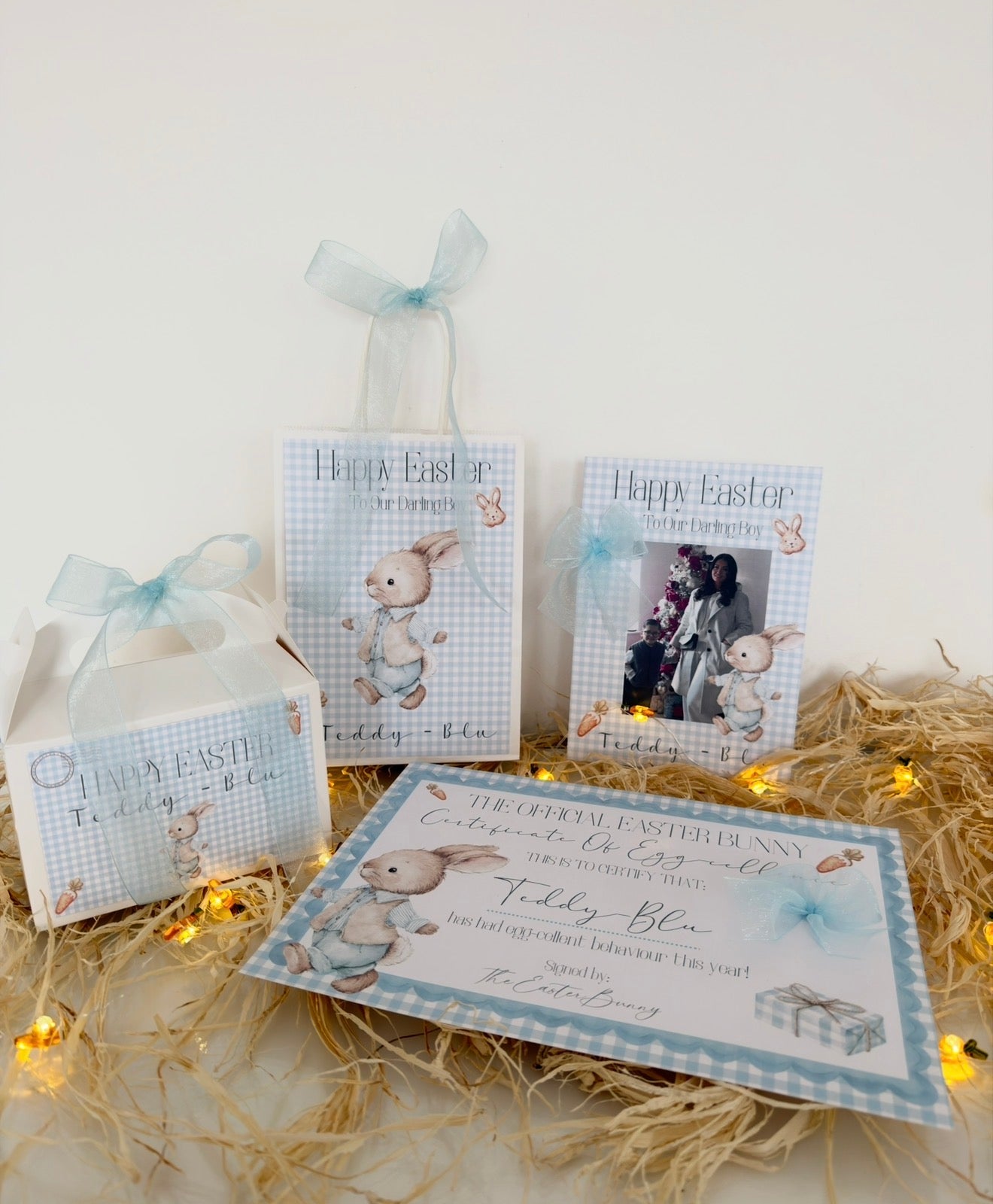 Blue Easter Set - With Photo