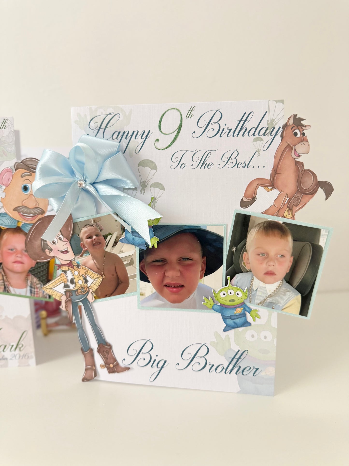 Toy Story Ribbon & Bow Photo Card - A5