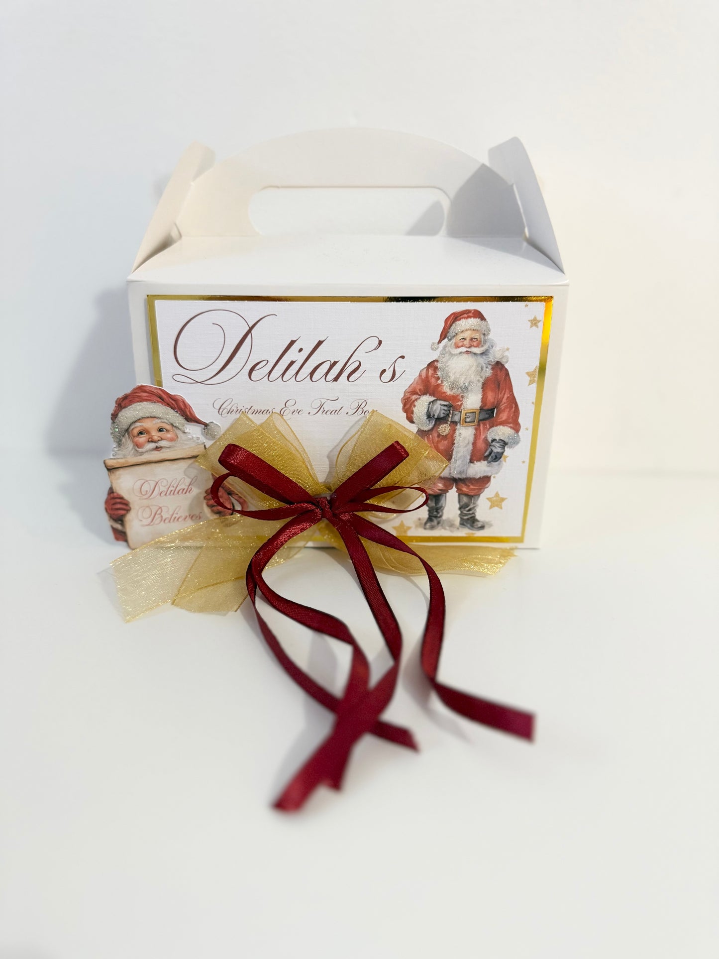 Christmas Eve Treat Box - EMPTY