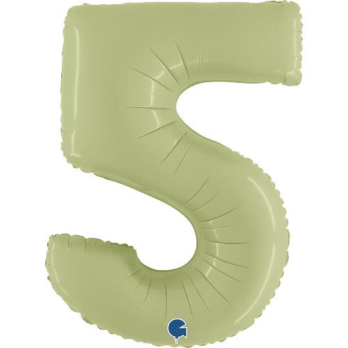 40 inch Olive Green Number 5 Satin Foil Balloon (1) 40 inch Olive Green Number 5 Satin Foil Balloon (1) 40 inch Olive Green Number 5 Satin Foil Balloon