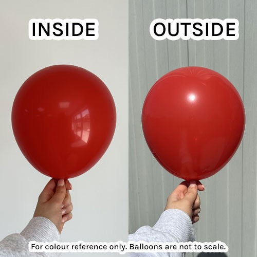 12" Standard Red Kalisan Latex Balloons - 44pc