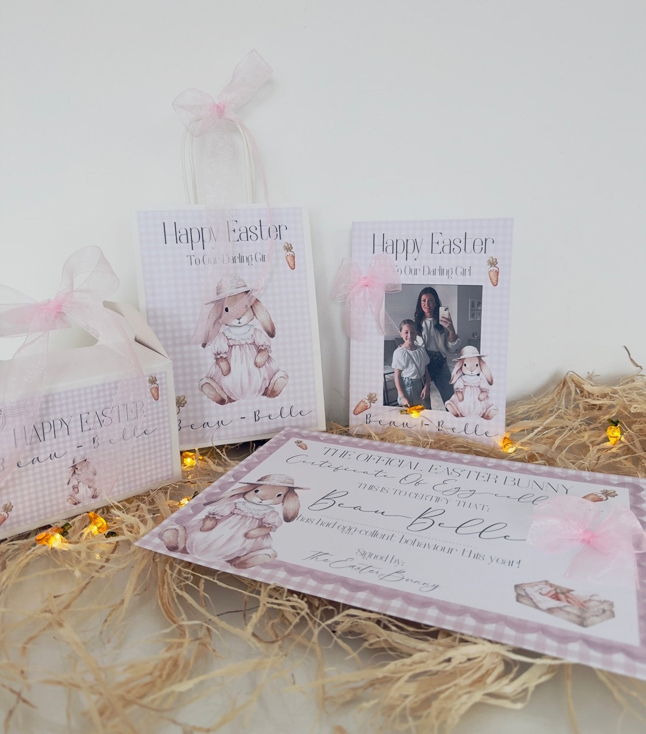 Pink Easter Set - With Photo