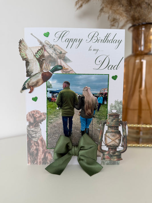 Green Hunting Card
