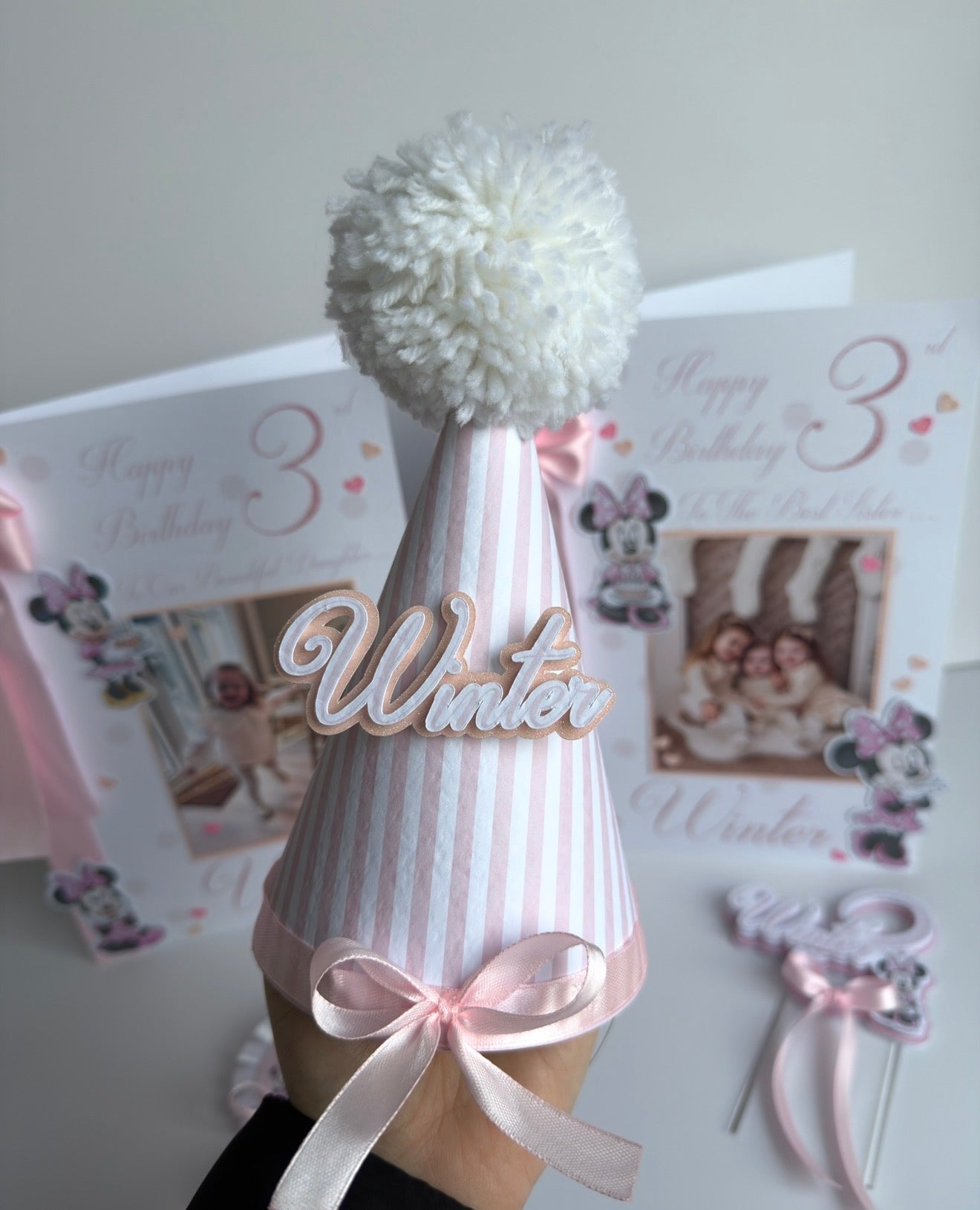 Pom Pom 3D Party Hat