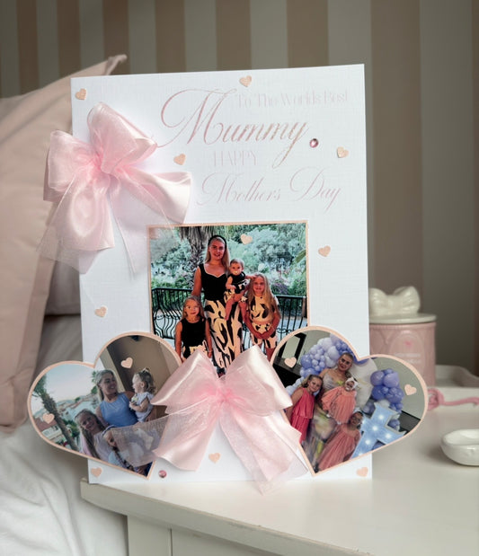 Pink Photo & Ribbon Card