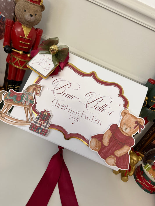 Timeless Tartan Box - (Red)