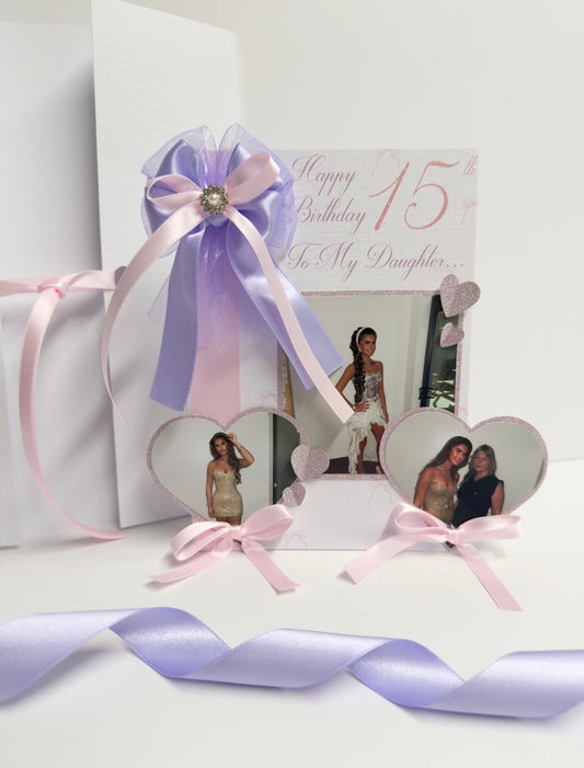 Lilac & Pink Card - A5