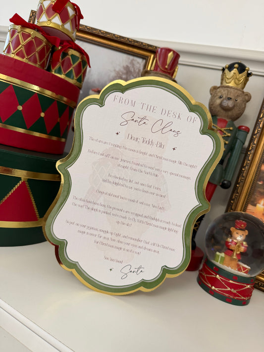 Letter From Santa - (Green)