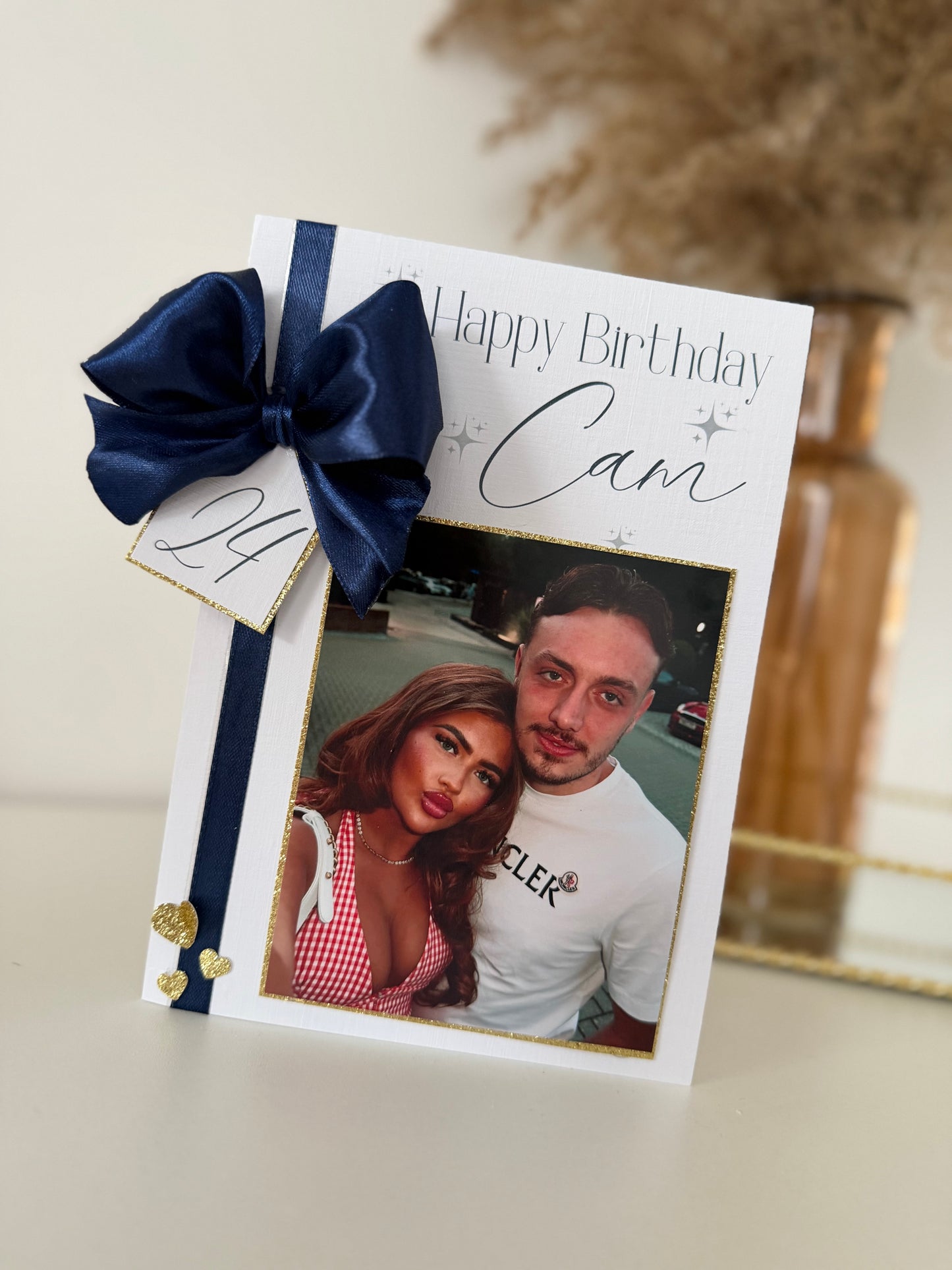Navy Photo Card