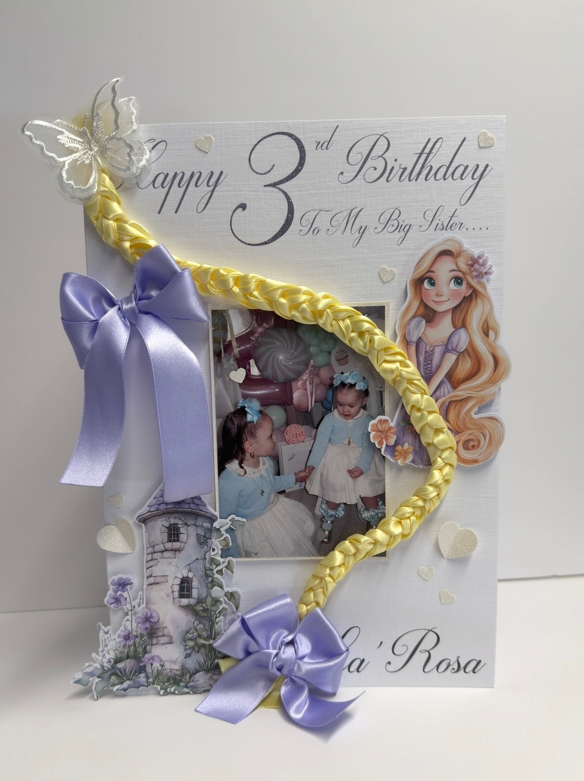 3D Rapunzel Card