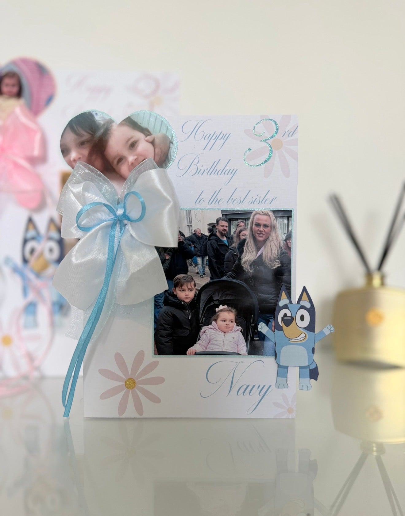 Bluey Girly Card