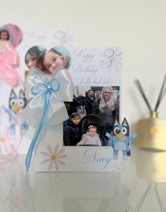 Bluey Girly Card