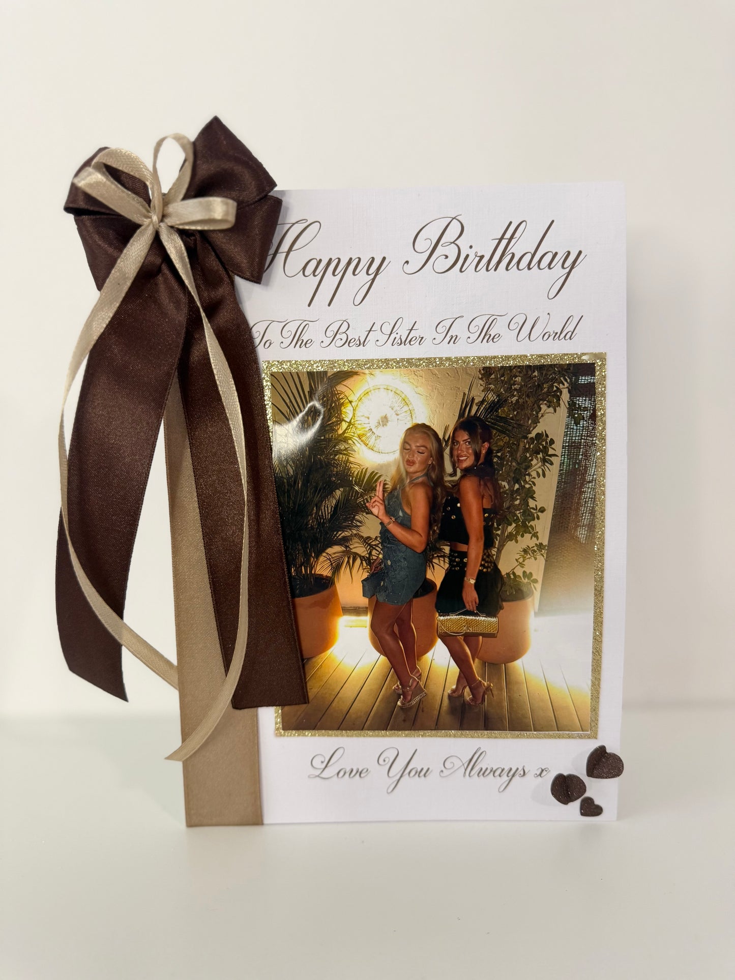 Brown & Champagne Card