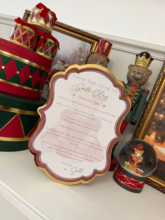 Letter From Santa - (Red)