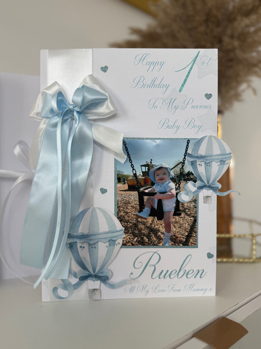 Hot Air Balloon Card
