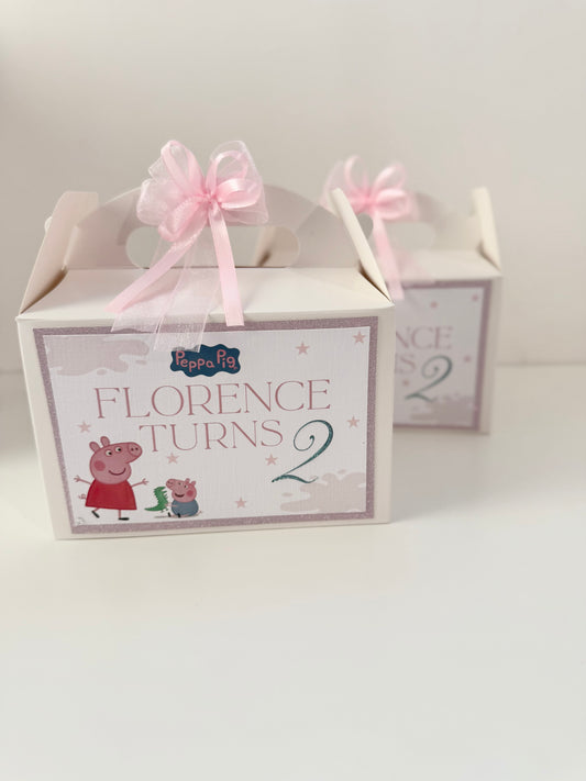 Peppa Pig Treat Box Pink - EMPTY