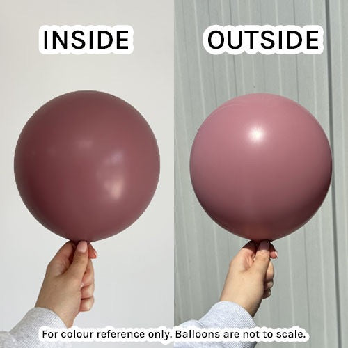 12" Retro Rosewood Kalisan Latex Balloons - 88pc