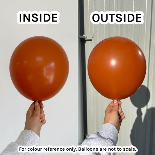 12" Fashion Sunset Orange Sempertex Latex Balloons - 45pc