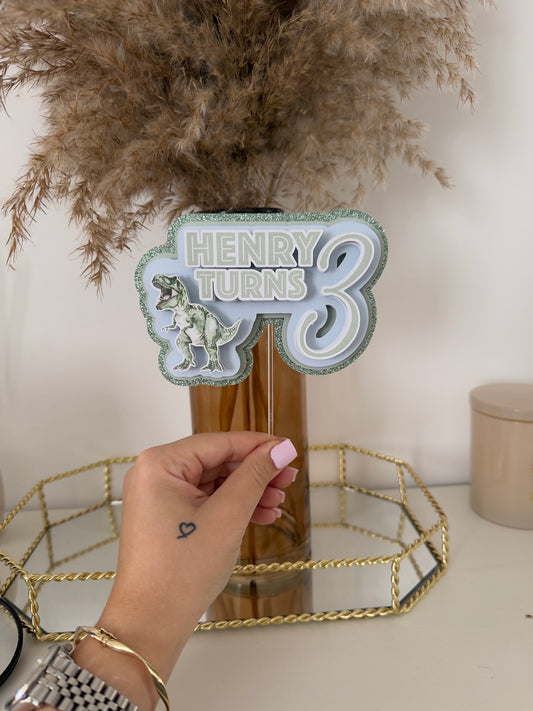 3D Cake Topper (Any Theme)